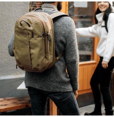 Рюкзак Thule Aion Travel Backpack 28L Nutria з відділенням для ноутбука (гірчичний)