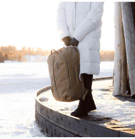 Рюкзак Thule Aion Travel Backpack 40L Nutria з відділенням для ноутбука (гірчичний)