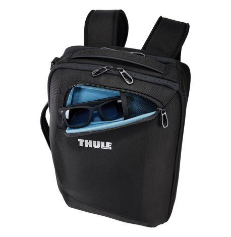 Рюкзак-наплечная сумка Thule Accent Convertible Backpack 17L Black с отделением для ноутбука (черный)