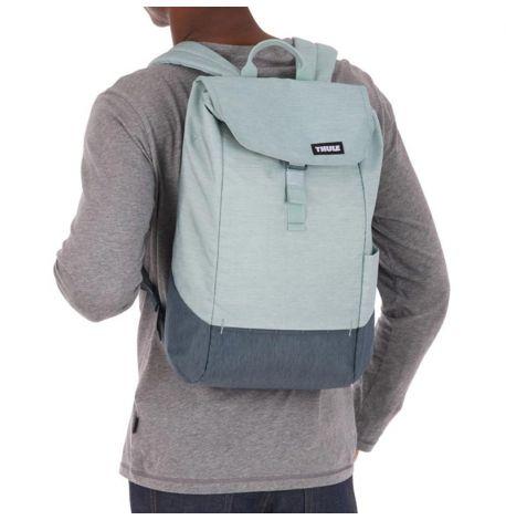 Рюкзак Thule Lithos Backpack 16L Alaska-Dark Slate із відділенням для ноутбука (бірюзовий-синій)