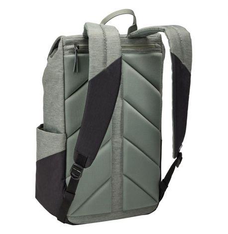 Рюкзак Thule Lithos Backpack 16L Agave-Black із відділенням для ноутбука (сіро-зелений/чорний)