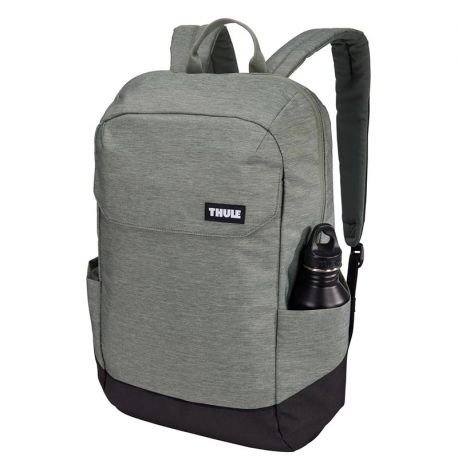 Рюкзак Thule Lithos Backpack 20L Agave-Black із відділенням для ноутбука (сіро-зелений/чорний)