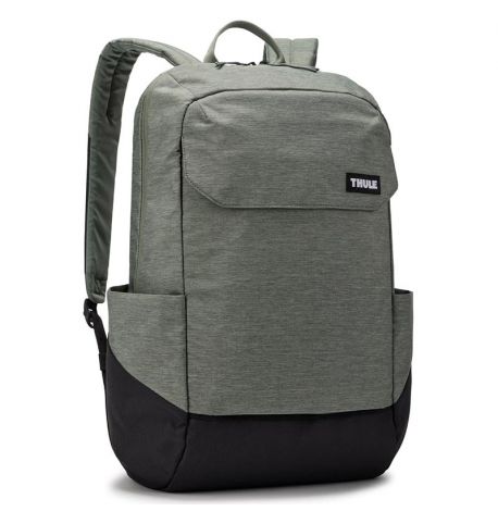 Рюкзак Thule Lithos Backpack 20L Agave-Black із відділенням для ноутбука (сіро-зелений/чорний)