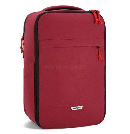 Рюкзак для ручної поклажі Wascobags Leon Cherry RP (40х30х20) - WizzAir / Ryanair