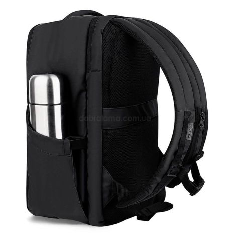 Рюкзак для ручної поклажі Wascobags Leon Lite Black (40х30х20) - WizzAir / Ryanair