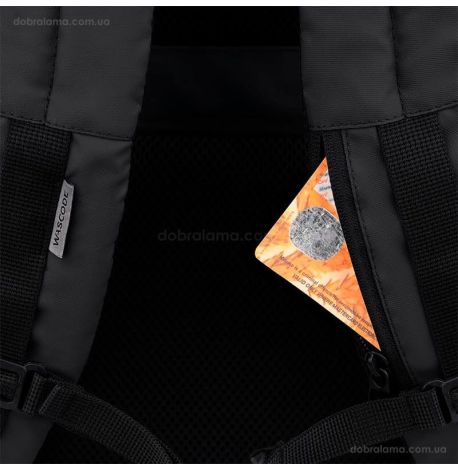 Рюкзак для ручної поклажі Wascobags Leon Lite Black (40х30х20) - WizzAir / Ryanair