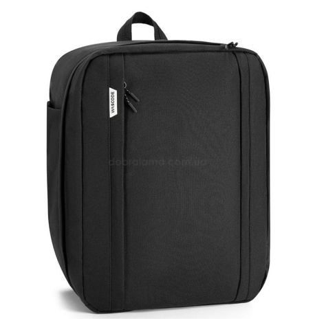 Рюкзак для ручної поклажі Wascobags Verona Black (40х30х20) - WizzAir / Ryanair 