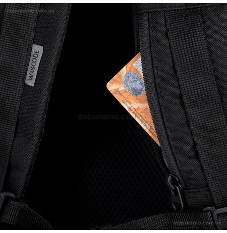 Рюкзак для ручної поклажі Wascobags Verona Black (40х30х20) - WizzAir / Ryanair 