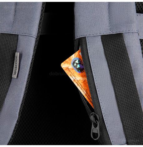 Рюкзак для ручної поклажі Wascobags Verona Grey (40х30х20) - WizzAir / Ryanair 