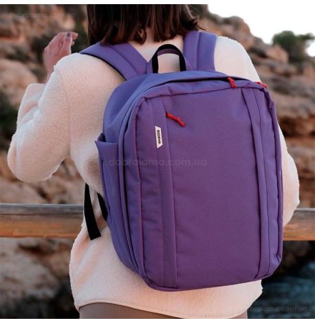 Рюкзак для ручної поклажі Wascobags Verona Violet (40х30х20) - WizzAir / Ryanair 