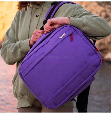 Рюкзак для ручної поклажі Wascobags Verona Violet (40х30х20) - WizzAir / Ryanair 