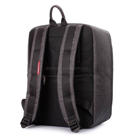 Рюкзак для ручної поклажі PoolParty Airport (темно-сірий) - WizzAir / Ryanair