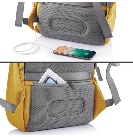 Міський рюкзак-антизлодій XD Design Bobby Soft (жовтий)