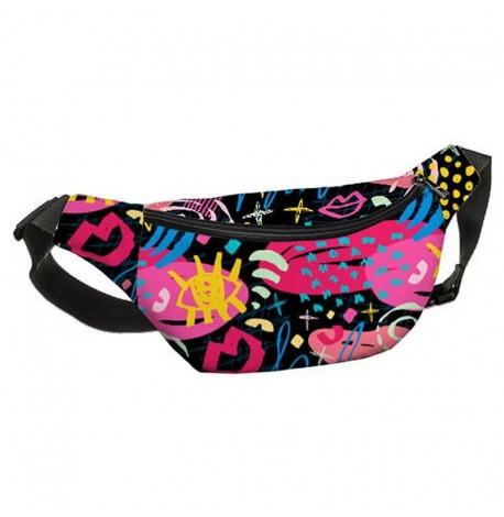 Поясна сумка-бананка Bumbag "Абстракція"