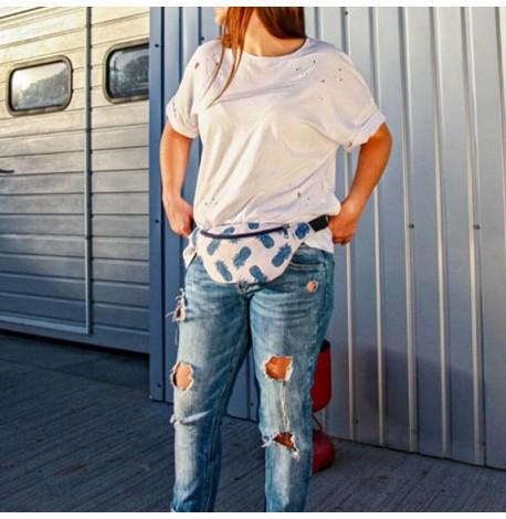 Поясна сумка-бананка Bumbag "Ананаси"