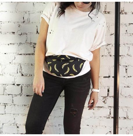 Поясна сумка-бананка Bumbag "Банани"