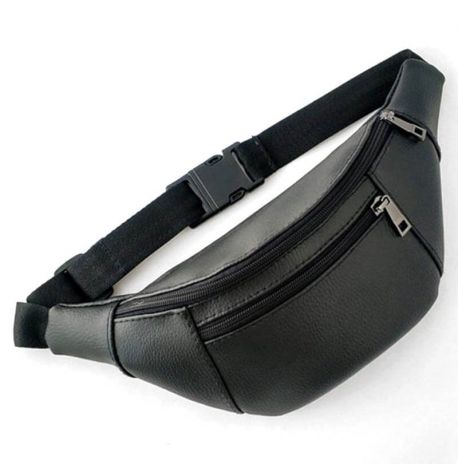 Поясна сумка-бананка Bumbag (чорна)