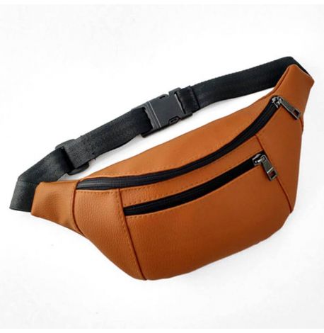 Поясна сумка-бананка Bumbag (коричнева)