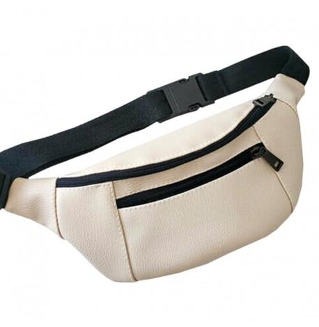Поясна сумка-бананка Bumbag (молочна)