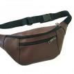Поясна сумка-бананка Bumbag (темно-коричнева)