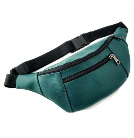 Поясна сумка-бананка Bumbag (темно-зелена)