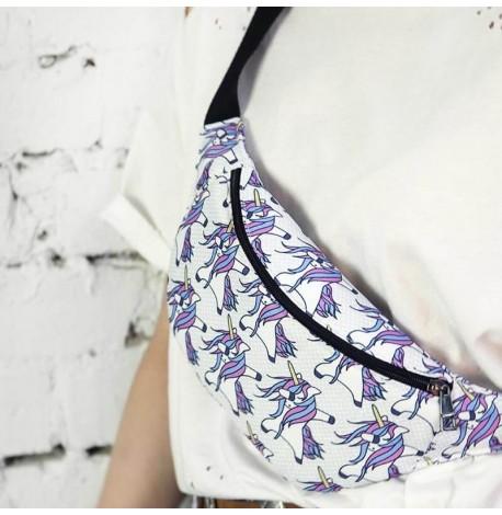 Поясна сумка-бананка Bumbag "Єдиноріжки"