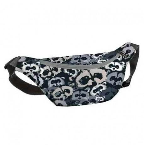 Поясна сумка-бананка Bumbag "Єноти"