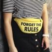 Поясна сумка-бананка Bumbag Forget the rules