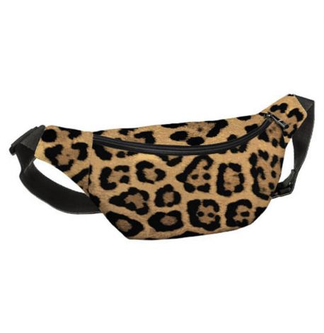 Поясна сумка-бананка Bumbag "Леопард"