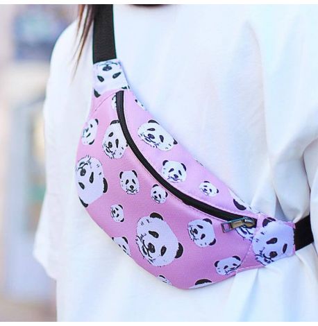 Поясна сумка-бананка Bumbag "Панда"