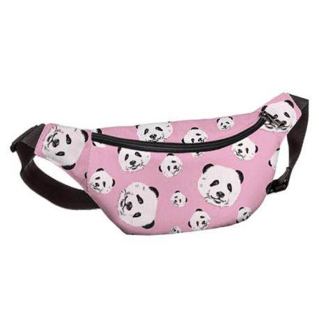 Поясна сумка-бананка Bumbag "Панда"