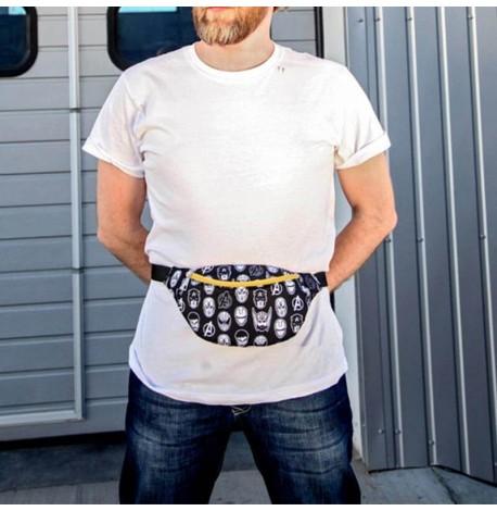 Поясна сумка-бананка Bumbag "Супергерої"