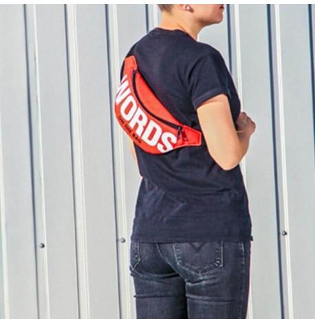 Поясна сумка-бананка Bumbag Words on the bag