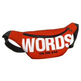 Поясна сумка-бананка Bumbag Words on the bag