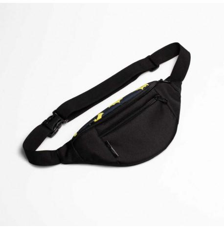 Поясна сумка-бананка чорна з Бетменом