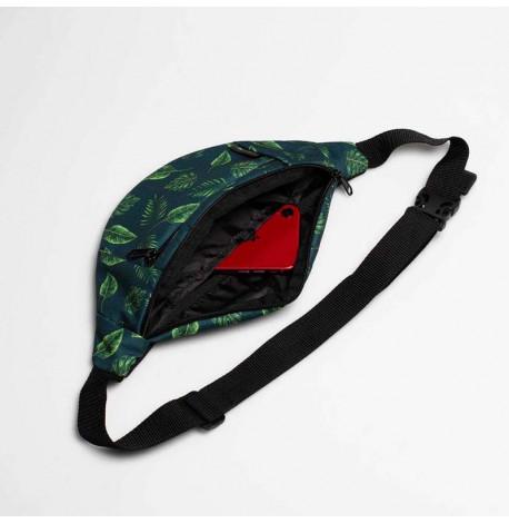 Поясная сумка-бананка тропическая