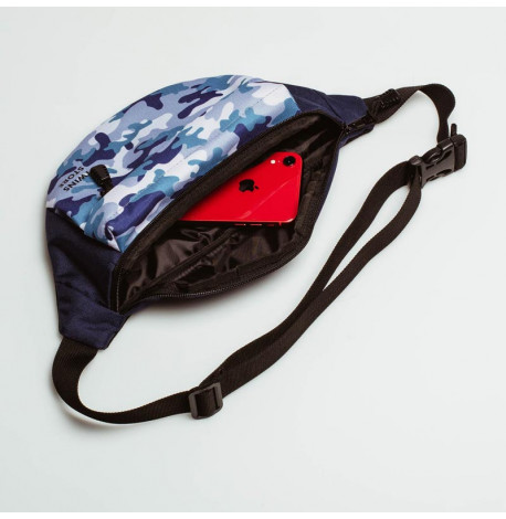Поясна сумка-бананка велика камуфляжна