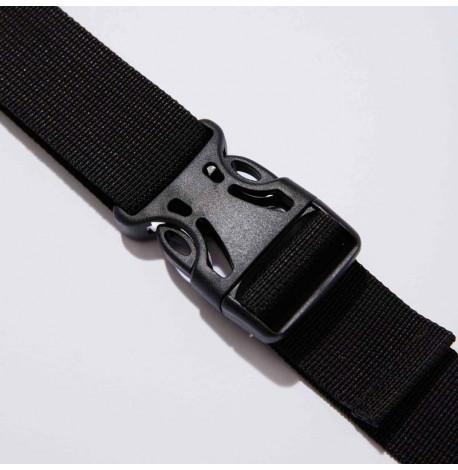 Поясна сумка-бананка червона шкіряна