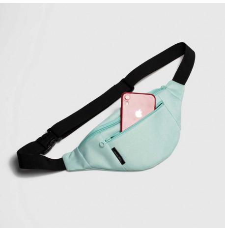 Поясна сумка-бананка м'ятна