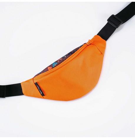 Сумка-бананка дитяча помаранчева вігвам