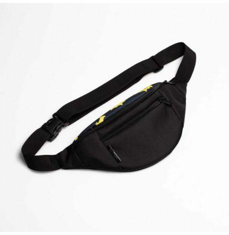 Сумка-бананка детская черная с Бэтменом