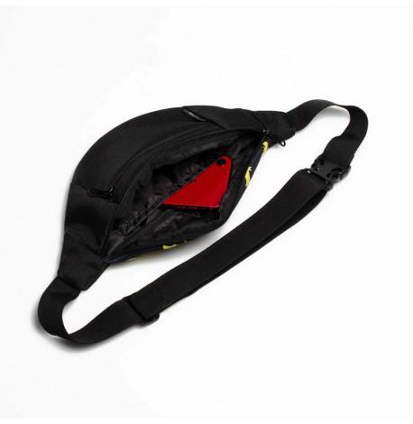 Сумка-бананка детская черная с Бэтменом