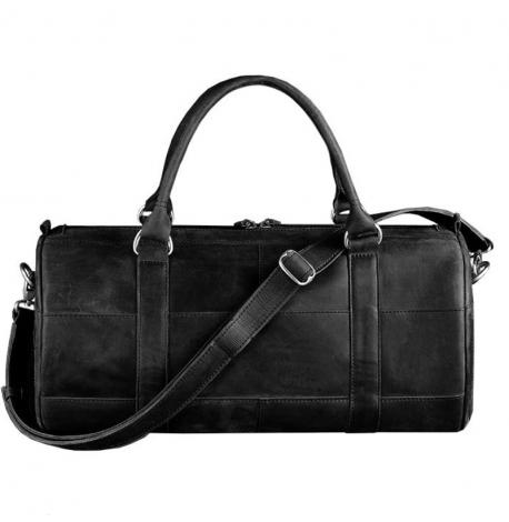 Шкіряна дорожня сумка Harper (чорна) шкіра Crazy Horse