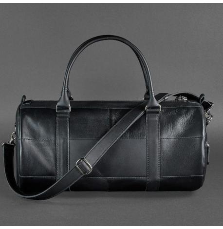 Шкіряна дорожня сумка Harper (чорна) шкіра Krast