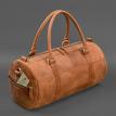 Кожаная дорожная сумка Harper (светло-коричневая) кожа Crazy Horse