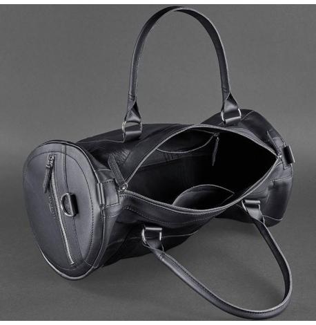 Шкіряна дорожня сумка Harper (темно-синя) шкіра Krast