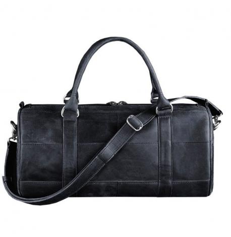Кожаная дорожная сумка Harper (темно-синяя) кожа Crazy Horse