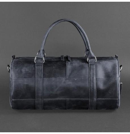 Кожаная дорожная сумка Harper (темно-синяя) кожа Crazy Horse