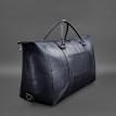 Шкіряна дорожня сумка (темно-синя)