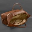 Кожаная дорожная сумка (светло-коричневая)